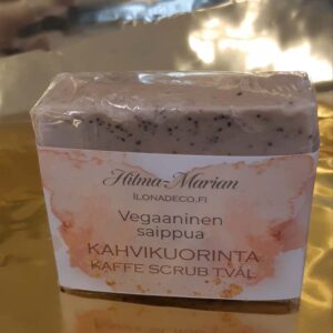 Kahvikuorinta saippua